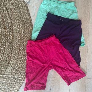 Biker shorts set